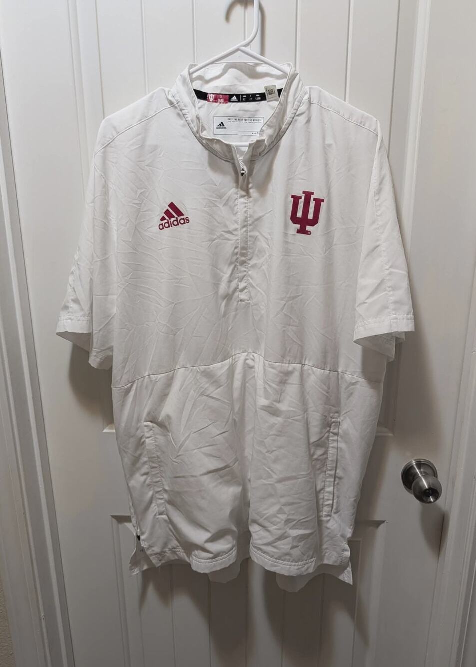 Indiana Hoosiers NCAA Adidas Player Team Issue Shirt #5 Stephen Carr Football LT